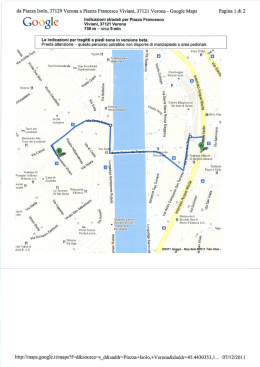 all. mappa percorso corteo