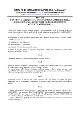 Contratto Istituto 2014-2015