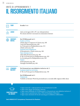 IL RISORGIMENTO ITALIANO - Campus