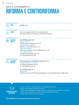 RIFORMA E CONTRORIFORMA - Campus