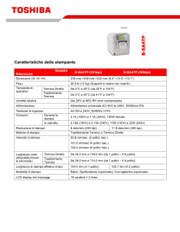 Listino prezzo - Toshiba Tec Italia