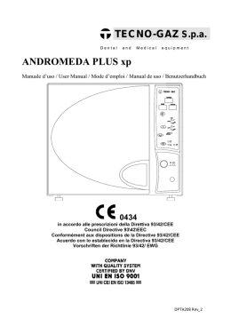 TECNO-GAZ S.p.a. ANDROMEDA PLUS xp