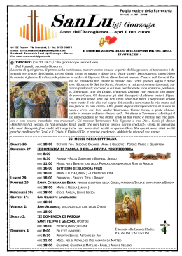 SanLu 27 aprile 2014 - Parrocchia San Luigi Gonzaga Pesaro
