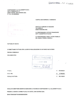 COSTRUZIONI F.LLI ALLEGRETTI S.N.C.