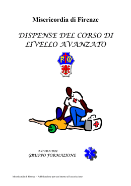 Misericordia di Firenze DISPENSE DEL CORSO DI LIVELLO