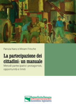 La partecipazione dei cittadini: un manuale
