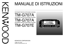 MANUALE DI ISTRUZIONI