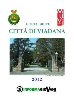 GUIDA VIADANA 2012 - Comune di Viadana