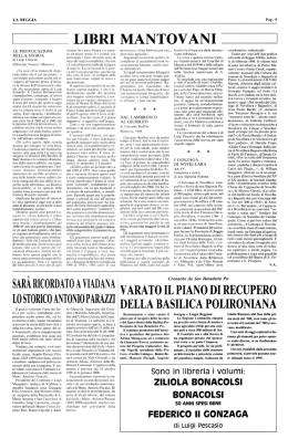 Le provocazioni della storia