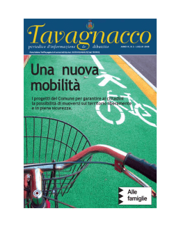 luglio 2008 - Comune di Tavagnacco