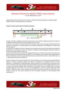 Modulo di frenatura ( Marklin 72442) auto costruito