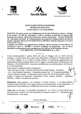 verbale di gara 1a fase n.2 12.05.2015