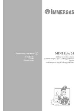 MINI Eolo 24 - Immergas S.p.A.