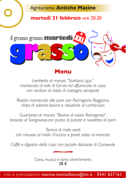 Scarica l`allegato - EventsRomagna.com