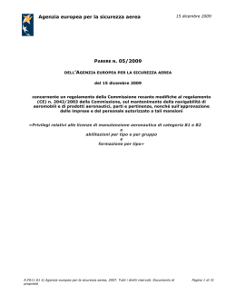 OPINION No 04/2007 - EASA