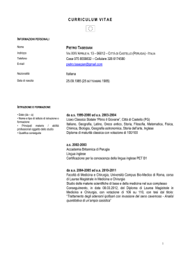 curriculum
