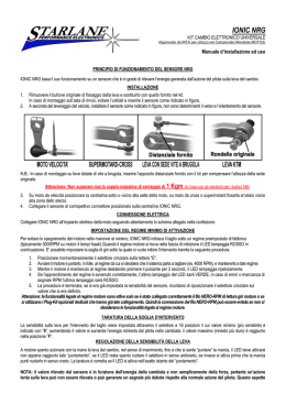 Manuale Utente IONIC NRG