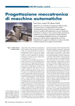 Progettazione meccatronica di macchine automatiche