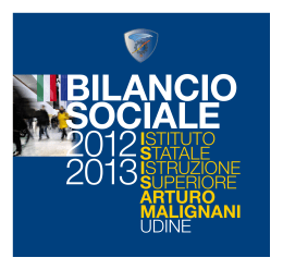 Bilancio Sociale 2012-2013