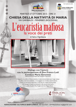 L`eucarestia mafiosa - La voce dei preti
