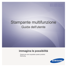 Manuale Samsung multifunzione laser SCX-4623F