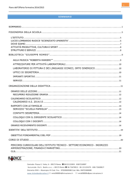 sommario - Istituto Superiore Lucio Lombardo Radice