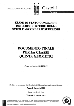 astel I - collegio castelli