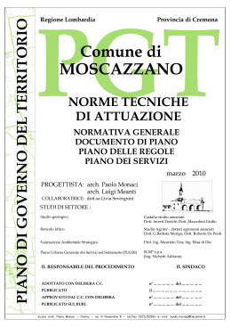 Norme Tecniche di Attuazione