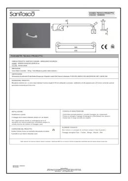 Scheda tecnica Sicura maniglione sicurezza 90
