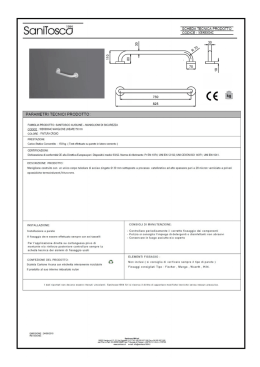 Scheda tecnica Sicura maniglione sicurezza 75