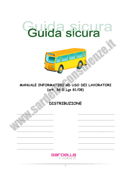 manuale Guida Sicura (fonte:ISPESL www