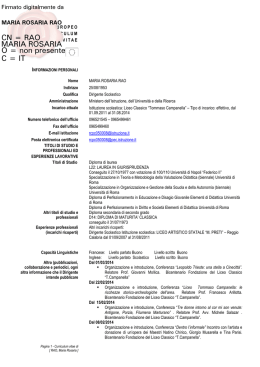 curriculum-vitae DS Maria Rosaria Rao