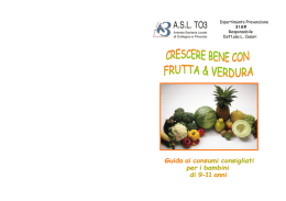 Ortaggi e frutta a colpo d`occhio