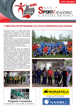 Sportinsieme Giugno 2014 - Asd Sportinsieme Castellarano