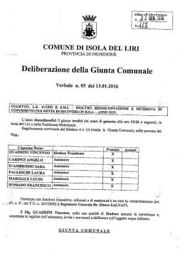 Curriculum vitae Segretario Maria Chiara Toti