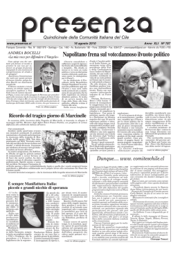 Napolitano frena sul voto:dannoso ilvuoto politico
