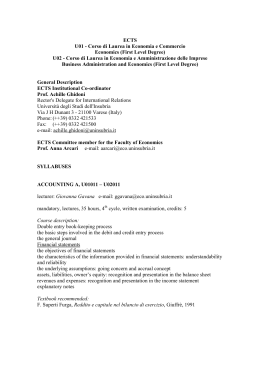 accounting a, u01011 – u02011 - Università degli Studi dell`Insubria