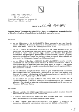 DECRETO n. 65 del 16.06.2015
