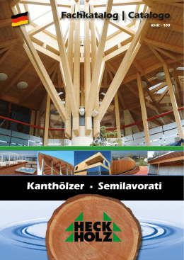 Kanthölzer • Semilavorati in legno massello