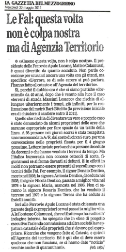 scarica l`articolo - Ferrovie Appulo Lucane