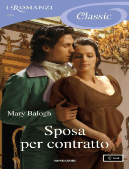 Sposa per contratto (I Romanzi Classic) (Italian Edition)