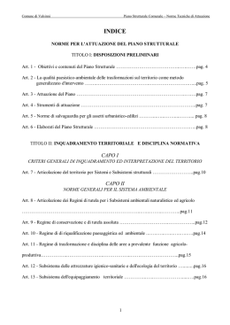 INDICE - Comune di Valsinni