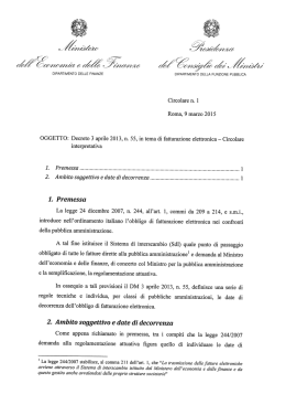 circolare n. 1/DF del 9 marzo 2015