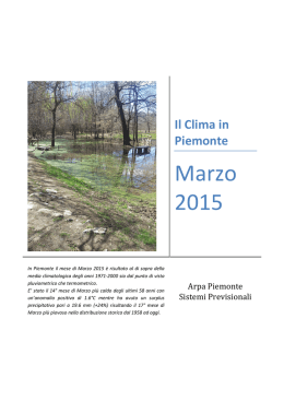 Marzo 2015 - Arpa Piemonte
