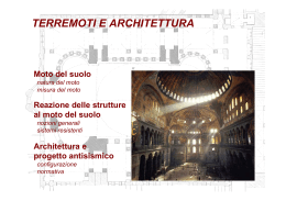 terremoti e architettura - Ingegneria Strutturale e Geotecnica