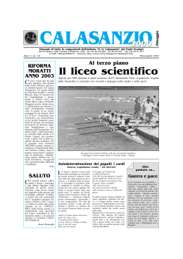 Calasanzio 2000 - Marzo-aprile 2003