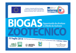 Strategie per integrare il biogas nell`azienda