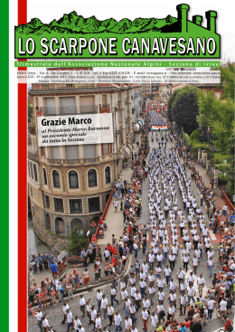 Settembre 2013 - Sezione Ivrea