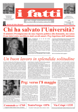 Un buon lavoro in splendida solitudine