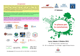 Lucca, Sabato 1 Ottobre 2011 II° Edizione - SIPCO